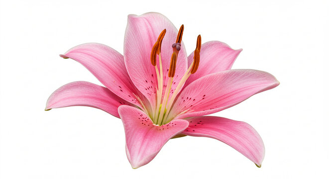 pink lily flower,flower, pink, nature, lily, plant, beauty, flowers, isolated, flora, blossom, spring, bloom, white, garden, floral, petal, lilly, closeup, 