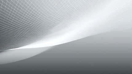 Crisp Corporate Design: White Layered Grid Background for Modern Business and Professional Presentations
