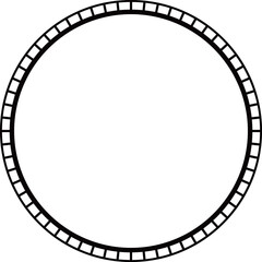 抽象的なフレーム　ブラック