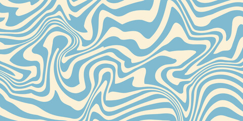 PrintColorful abstract brush stroke painting seamless pattern illustration. Modern paint line background in fun summer color.