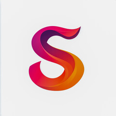 S logo isolated on white background.