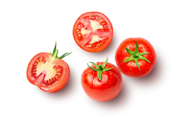 tomato on transparent background