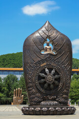 Wheel of Samsara in Zhengjue temple, China, Dunhua city