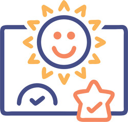 Obraz premium set of sun icons