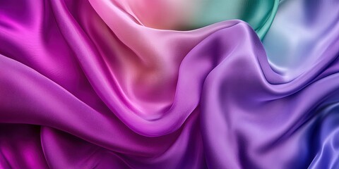 Wet silk with soft color transitions in the background 