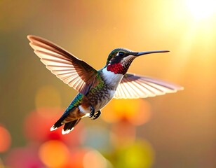 Fototapeta premium Hummingbird in flight