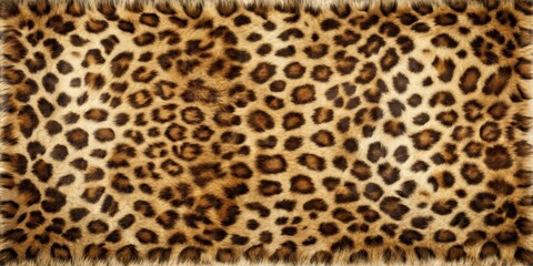 High-resolution image showcasing a detailed texture of spotted fur, ideal for design projects requiring a wild animal print aesthetic.