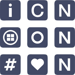 web icons set