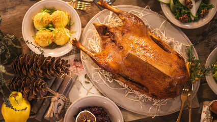 Gans, Klöße und Weihnachten