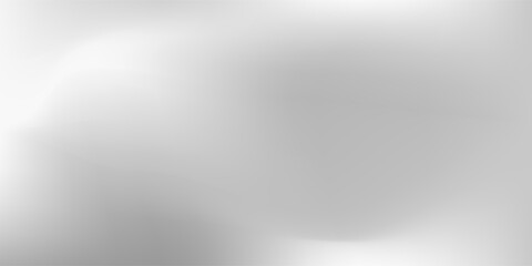 Silver foil background with metal mirror texture. Chrome gradient surface with light gloss simple abstract