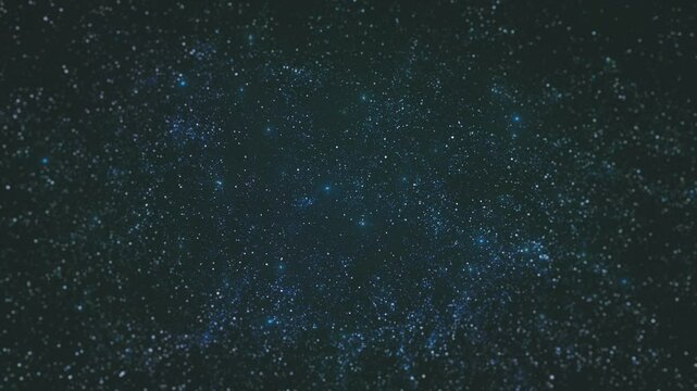 Cosmic Parallax Journey Slow Motion Travel Into Space/ Animation of a cosmos background with thin stars flickering and slow forward motion into space in a seamless loop