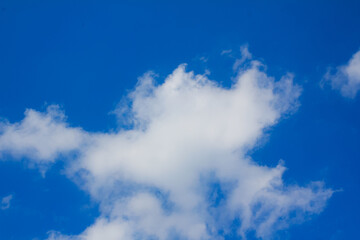 Stunning Blue Sky with Fluffy White Clouds A Breathtaking Nature Photography