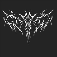 Neo-tribal tattoo symmetry, sigilism, futuristic Y2K with abstract shapes and intricate, spiky patterns — perfect for logos, t-shirts, and decorations.

