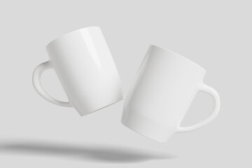 Floating Clean Mug Mockup