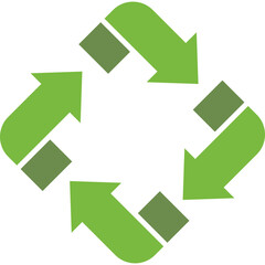 Recycle Green Icon Logo