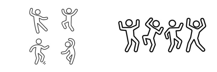 Obraz premium Dancers express joy and energy in a vibrant celebration of movement during a lively outdoor festival