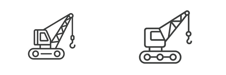 Cranes operating at a construction site during daytime in a bustling urban environment