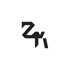 ZM Alphabet  design modern futuristic Initial monogram sport logo alphabet esport gaming