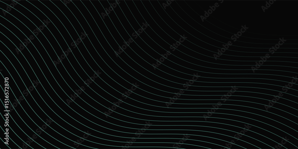 Aufkleber abstract background with waves for banner. medium banner size. vector background with lines. element