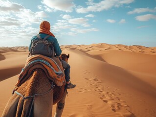 Camel Ride through the Sahara