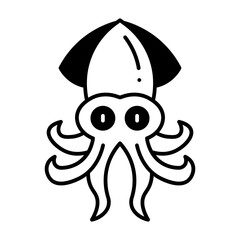 Squid Fish dualtone icon
