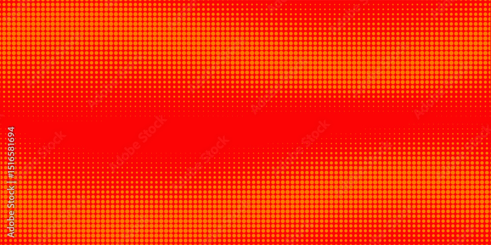 Poster dots halftone orange color pattern gradient texture with technology digital background. dots pop art