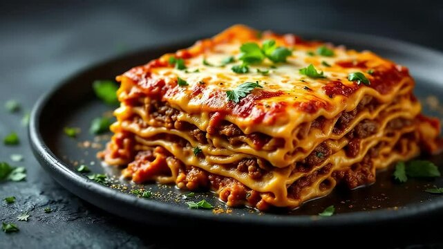 Delicious homemade lasagna recipe italian food