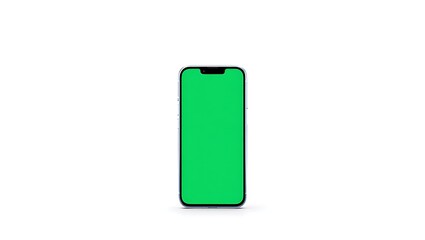 Green Screen Smartphone Mockup Perfect for App Presentations and Digital Designs