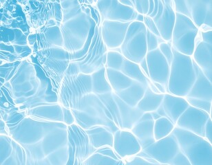Obraz premium Light blue water with ripples and waves background