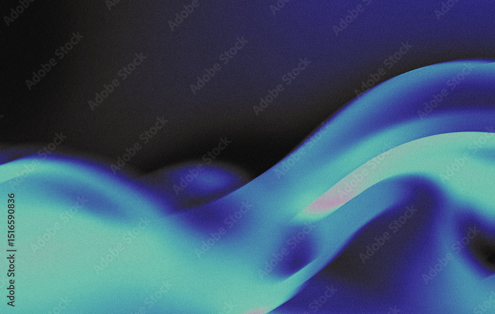 Poster abstract blurred wavy grainy gradient background texture. digital grain dust soft noise effect patte