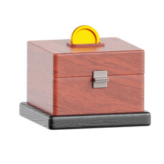 3D Donation Box Icon