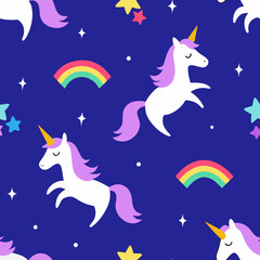 seamless unicorn pattern   glittery unicorns  