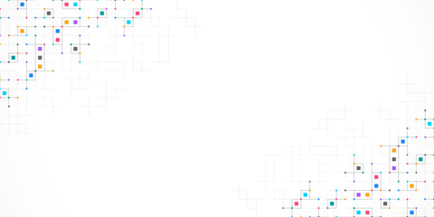 Minimalistic vector texture with linear squares pattern. Creative idea of modern design with abstract geometric background