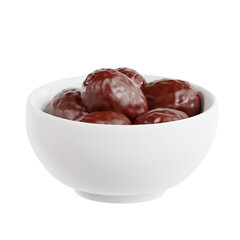 3D Dates Bowl Icon