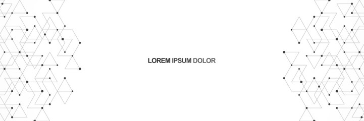 Creative idea of modern design with abstract geometric background. Minimalistic vector texture with linear pattern