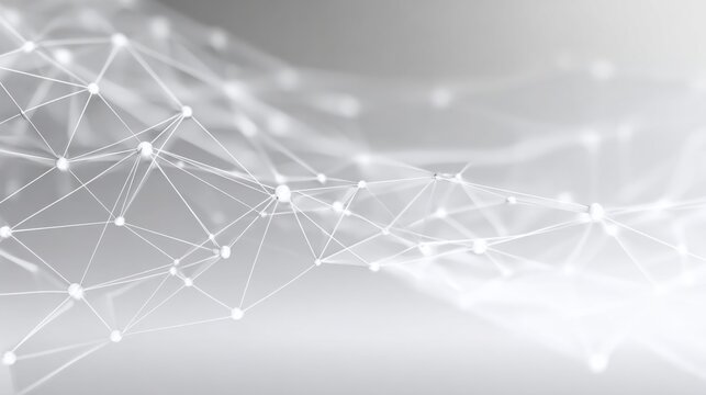 Minimalist light gray and white abstract neural grid, clean and elegant lines forming a subtle tech background, ideal for AI 
