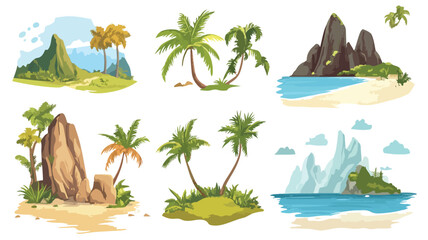 Stunning Landscape Scenery Vector Art