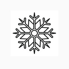 snowflake-out-line-vector-icon-on-white-background.eps