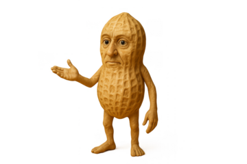 Anthropomorphic Peanut Character Presentation