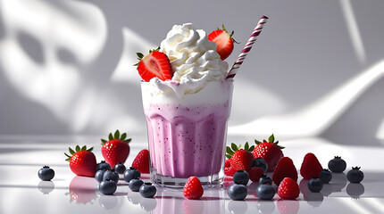 yogurt with berries