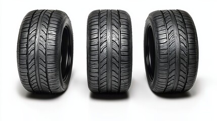 Triple Tire Composition Black, Studio Shot, Automotive, Tire tread, Vehicle Tires Tires, Automotive