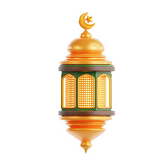 Arabic Lantern 3D Icon