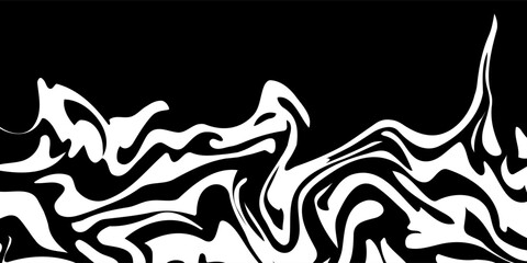 Vector graphic of abstract wavy background. Caustics distortion line art. Optical illusion motion striped 3d effect. eps vector dynamic