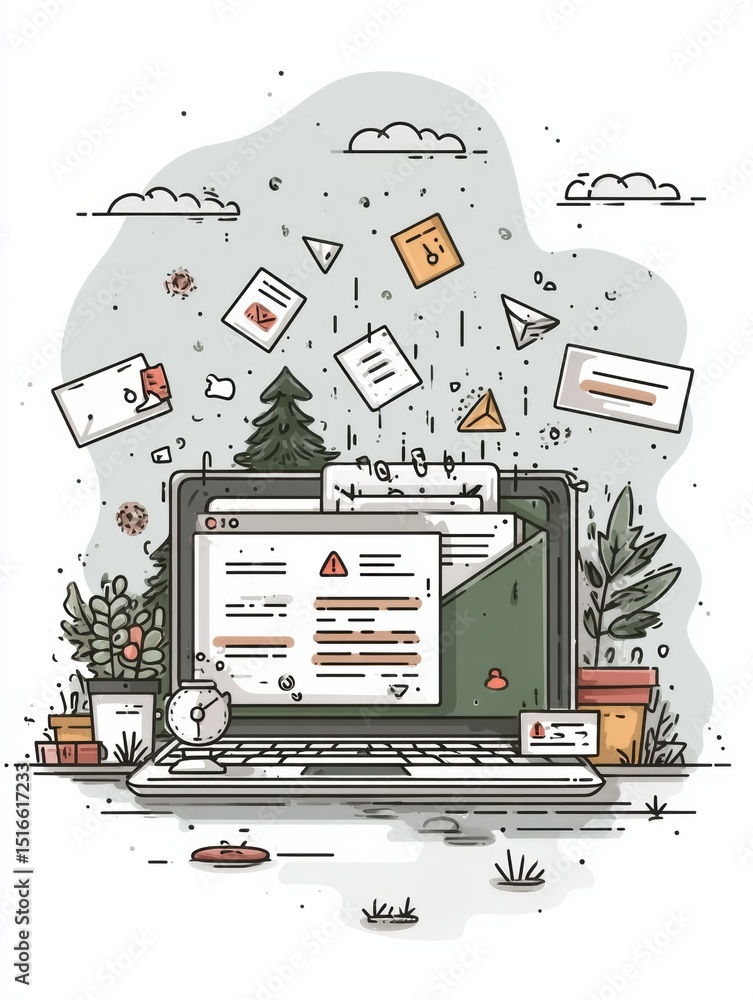 Poster Email Inbox Overwhelmed by Error Messages While Main Screen Stays Clear of Disruptions