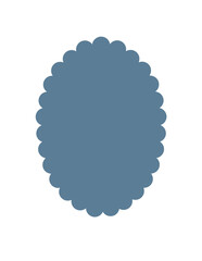 Scallop Oval Shape