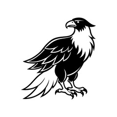 eagle silhouette vector art