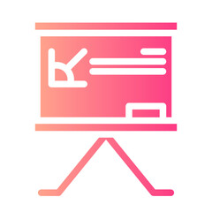 chalkboard gradient icon