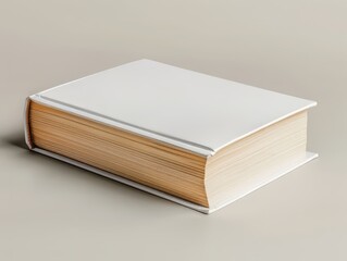 Thick White Book With Twine Bow