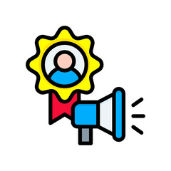 Brand Identity lineal color icon