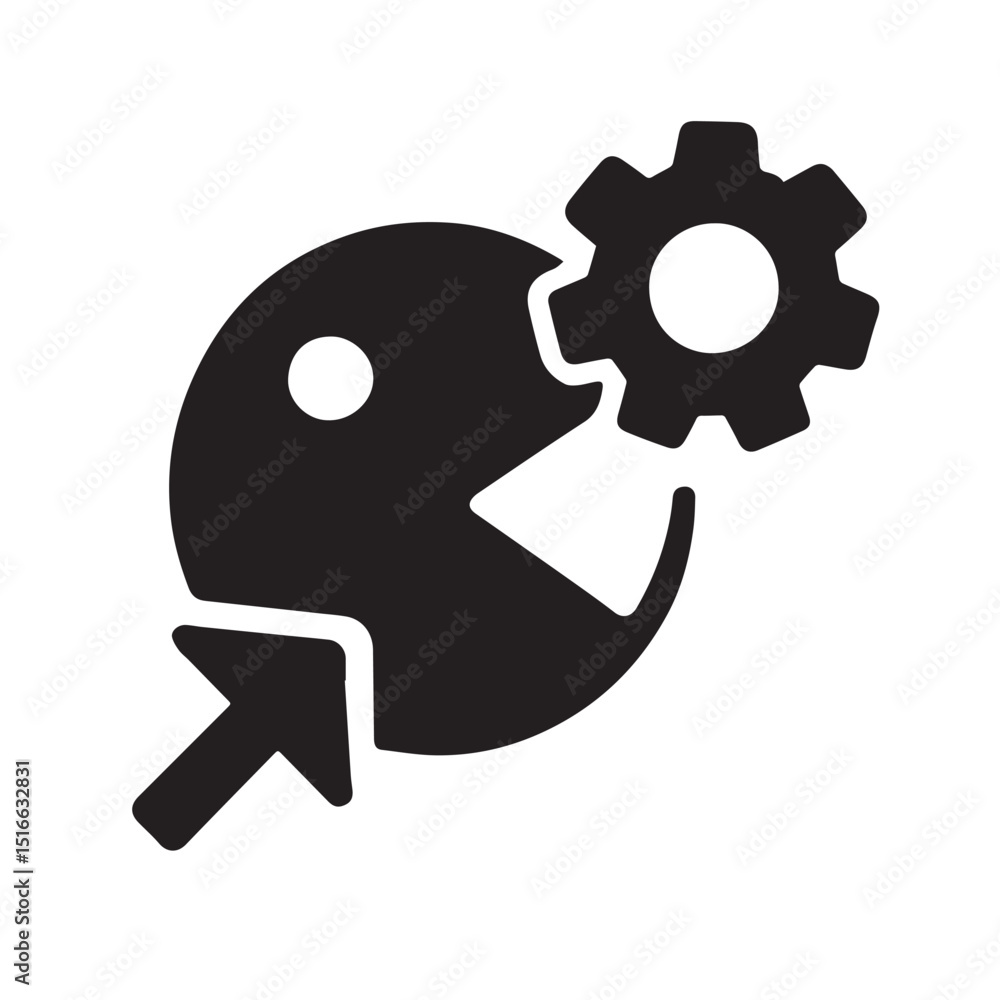 Poster smart system processing: a simplified visual representation of a system at work.